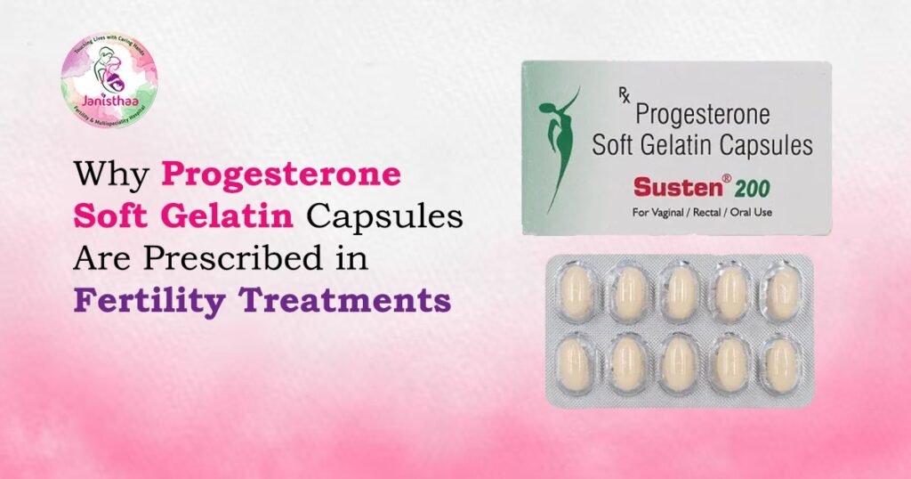 progesterone soft gelatin capsules